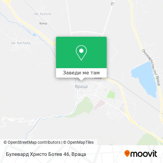 Булевард Христо Ботев 46 карта