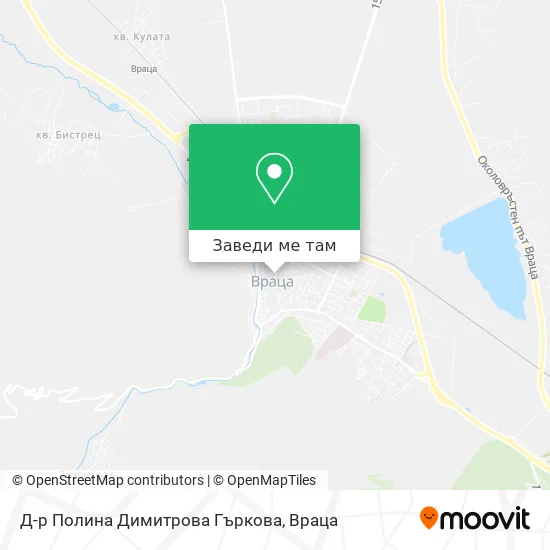Д-р Полина Димитрова Гъркова карта