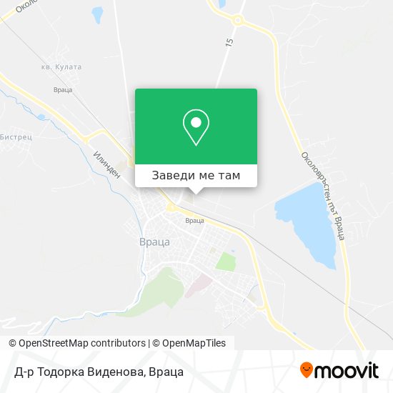 Д-р Тодорка Виденова карта