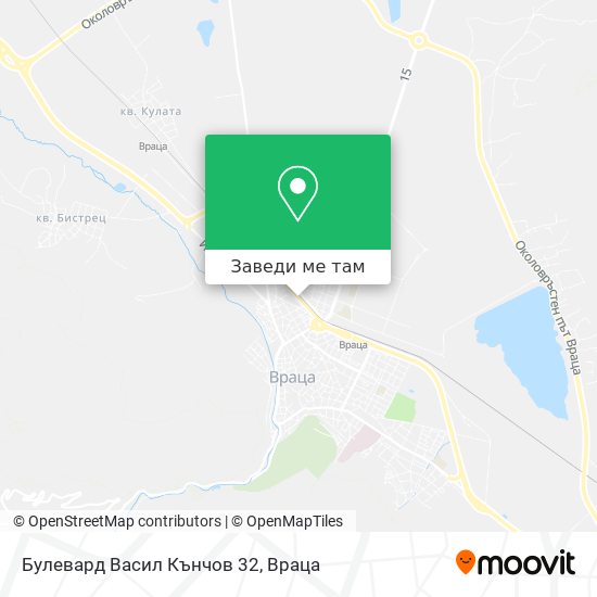 Булевард Васил Кънчов 32 карта