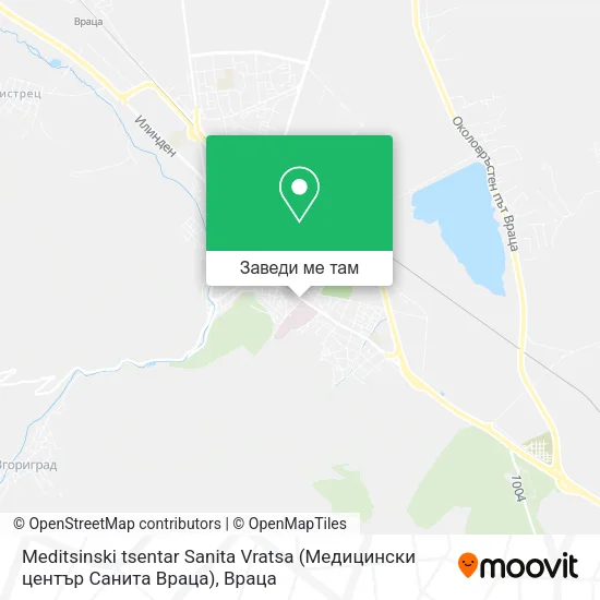 Meditsinski tsentar Sanita Vratsa (Медицински център Санита Враца) карта