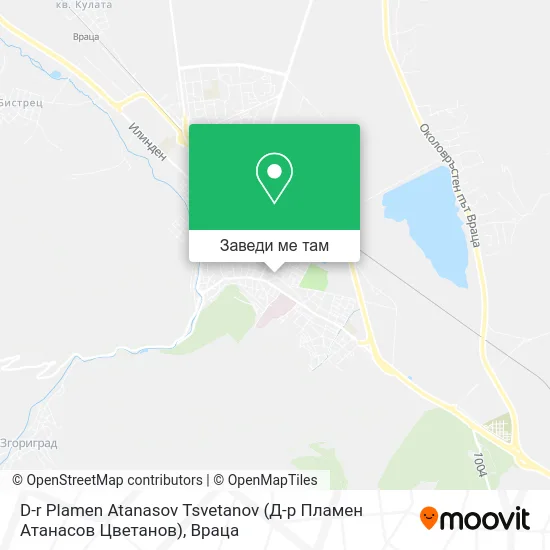 D-r Plamen Atanasov Tsvetanov (Д-р Пламен Атанасов Цветанов) карта