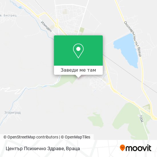 Център Психично Здраве карта