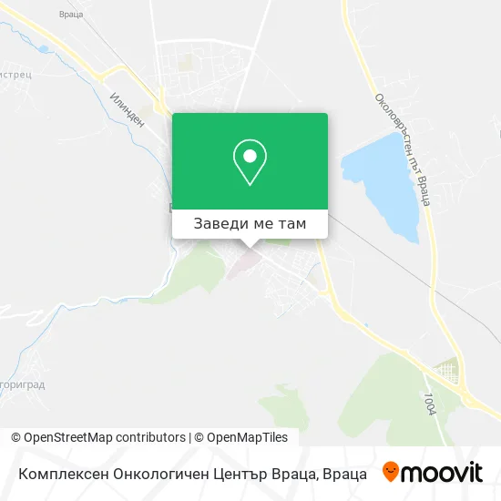 Комплексен Онкологичен Център Враца карта