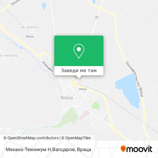 Механо-Техникум Н.Вапцаров карта