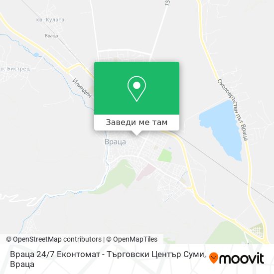Враца 24 / 7 Еконтомат - Търговски Център Суми карта