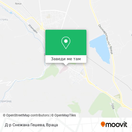 Д-р Снежана Гешева карта