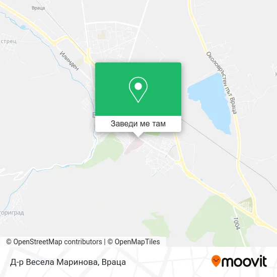 Д-р Весела Маринова карта