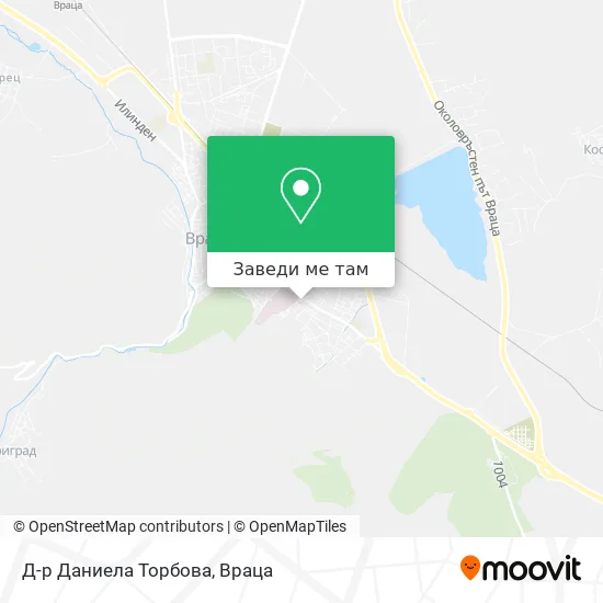Д-р Даниела Торбова карта