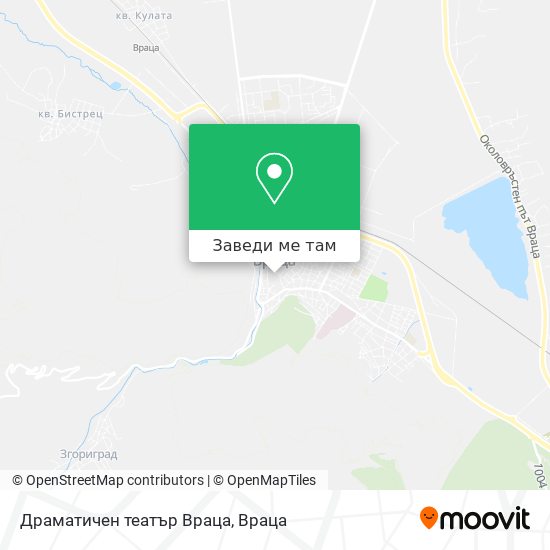 Драматичен театър Враца карта