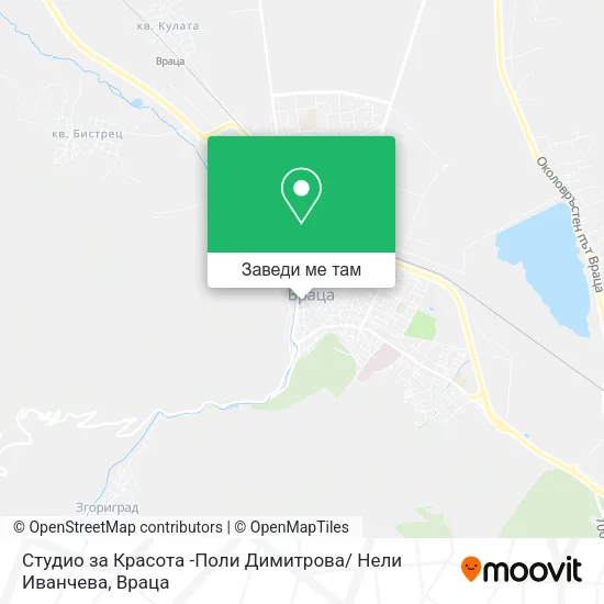 Студио за Красота -Поли Димитрова/ Нели Иванчева карта