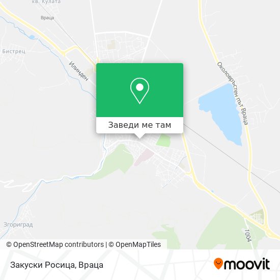 Закуски Росица карта