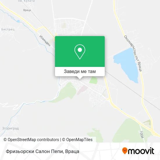 Фризьорски Салон Пепи карта