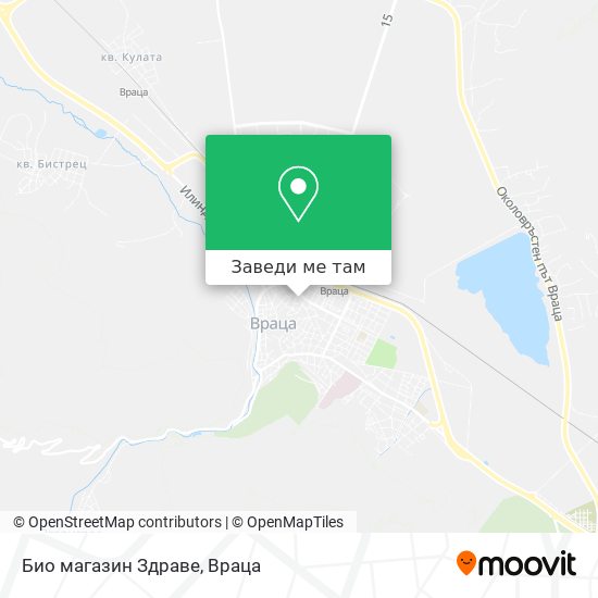 Био магазин Здраве карта