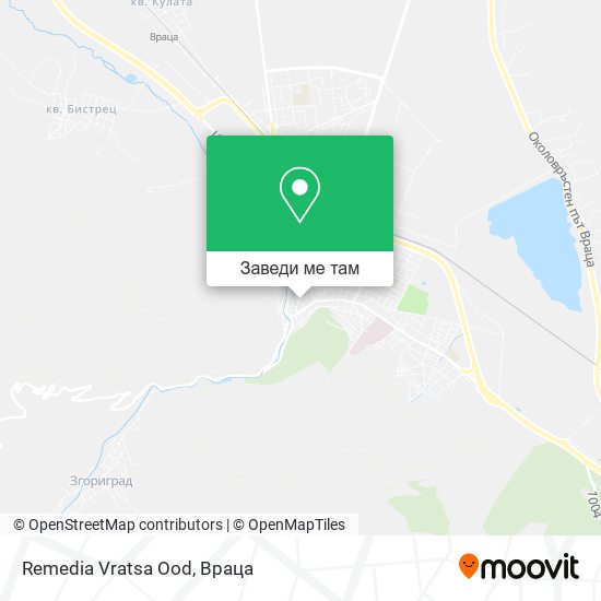 Remedia Vratsa Ood карта
