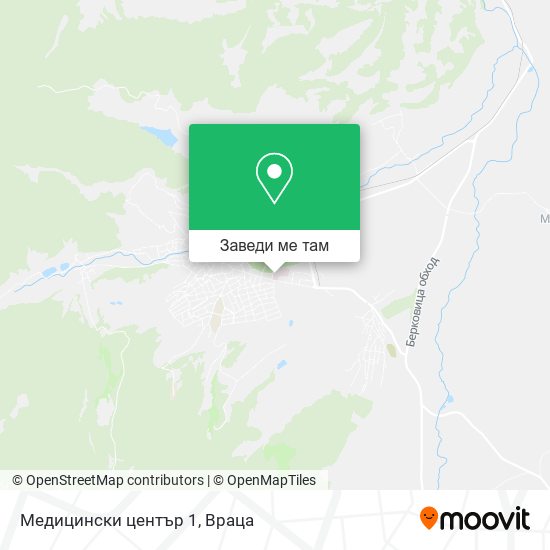 Медицински център 1 карта