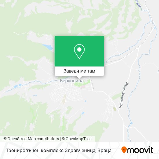 Тренировъчен комплекс Здравченица карта