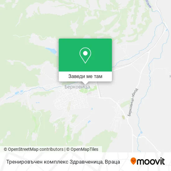 Тренировъчен комплекс Здравченица карта