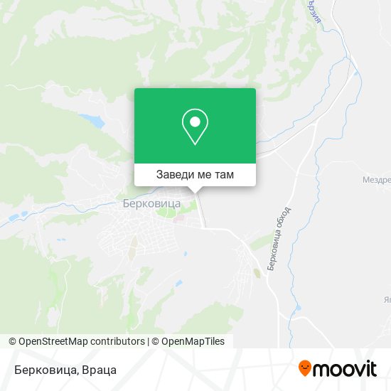 Берковица карта