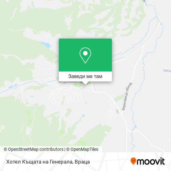 Хотел Къщата на Генерала карта