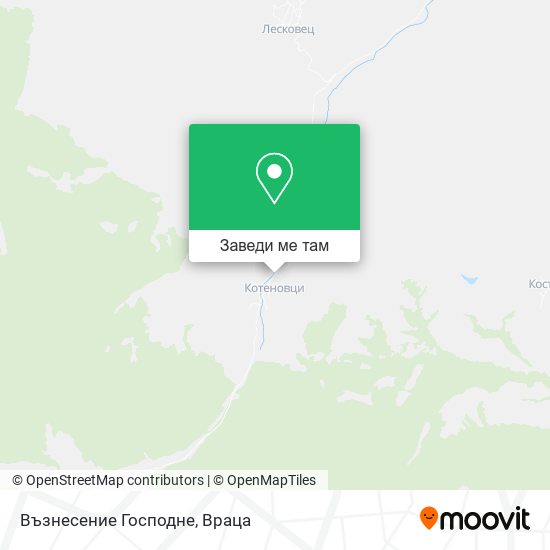 Възнесение Господне карта