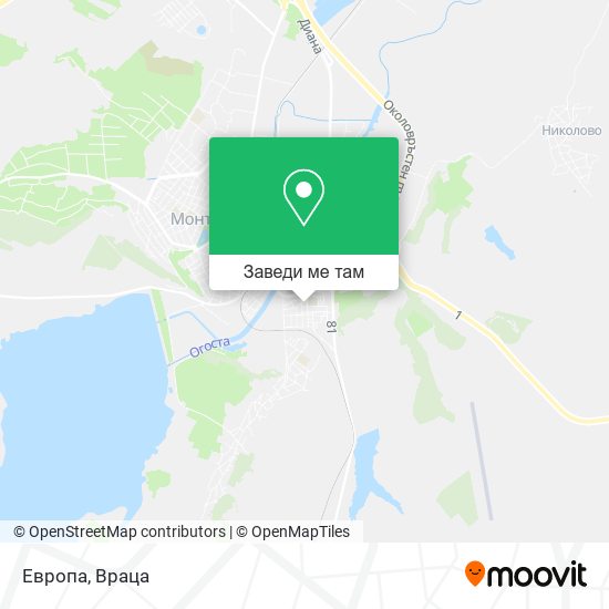 Европа карта