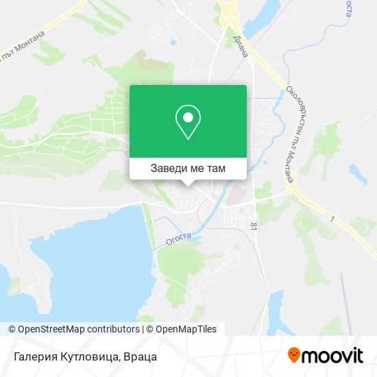 Галерия Кутловица карта