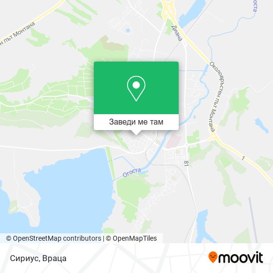 Сириус карта