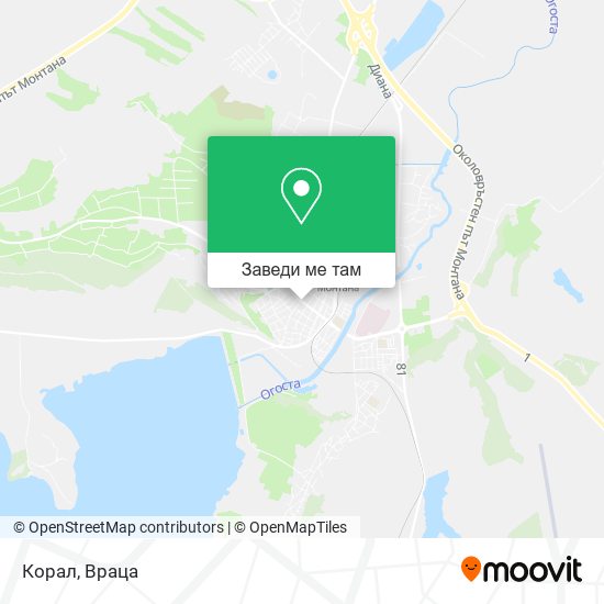 Корал карта