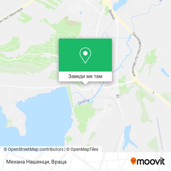 Механа Нашенци карта