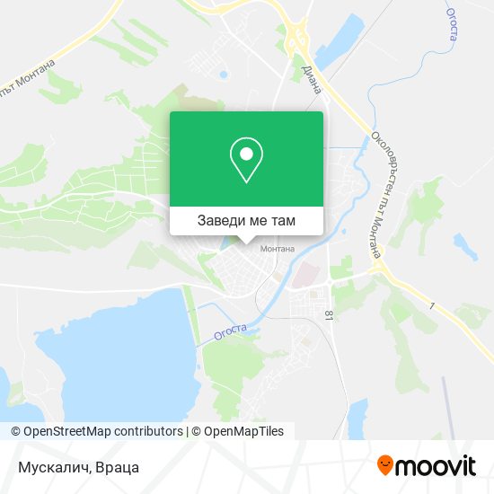Мускалич карта