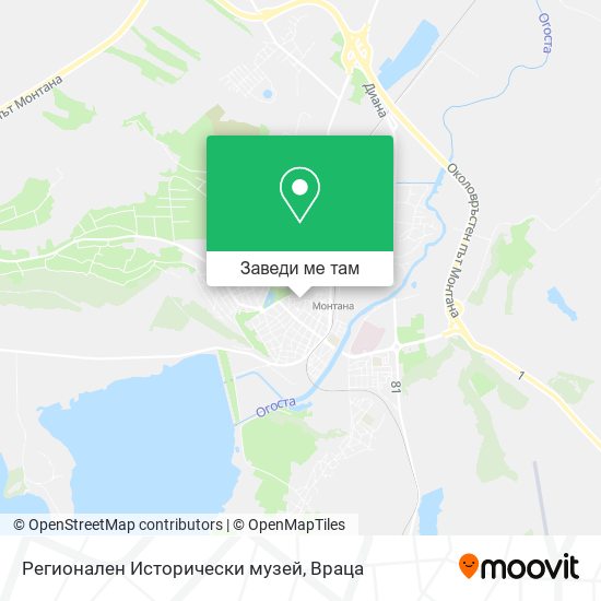 Регионален Исторически музей карта