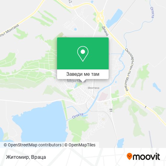 Житомир карта