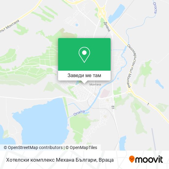 Хотелски комплекс Механа Българи карта