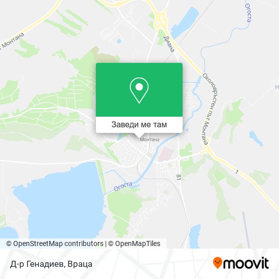 Д-р Генадиев карта