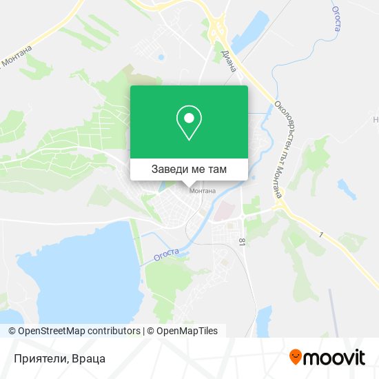 Приятели карта