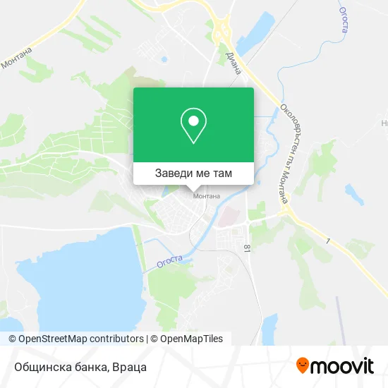 Общинска банка карта