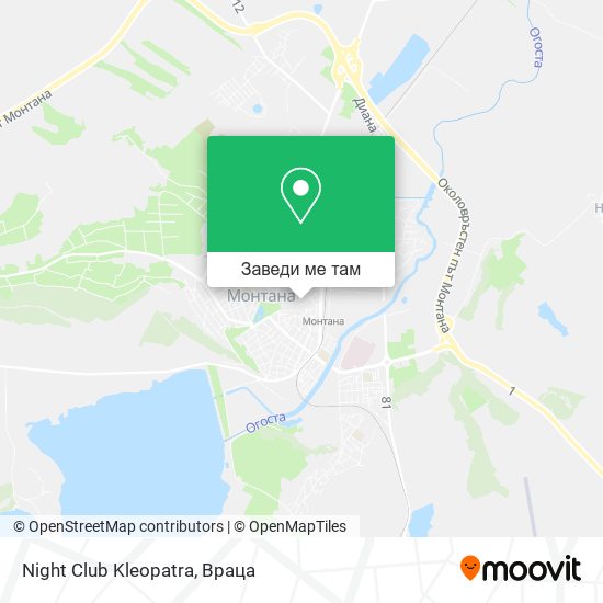 Night Club Kleopatra карта