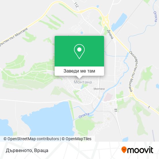 Дървеното карта