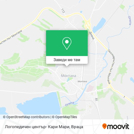 Логопедичен център- Кари Мари карта