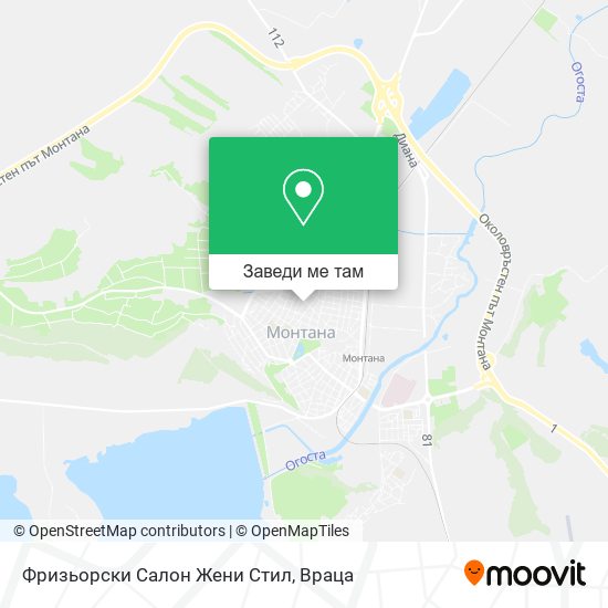 Фризьорски Салон Жени Стил карта