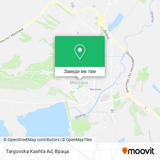 Targovska Kashta Ad карта
