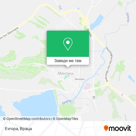 Evropa карта