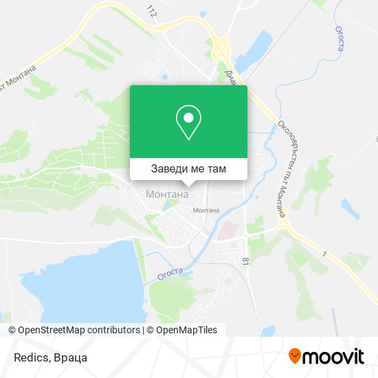 Redics карта