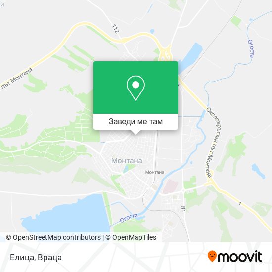Елица карта