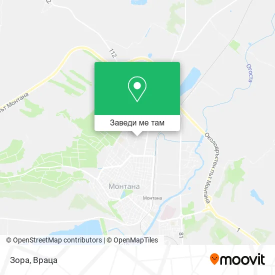 Зора карта