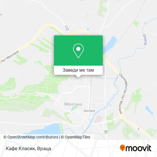 Кафе Класик карта