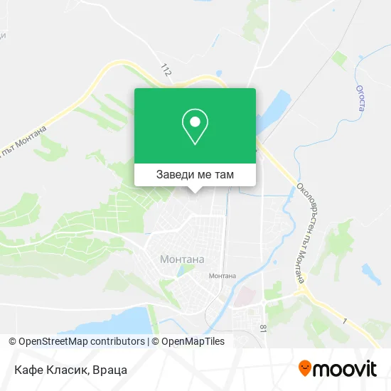 Кафе Класик карта