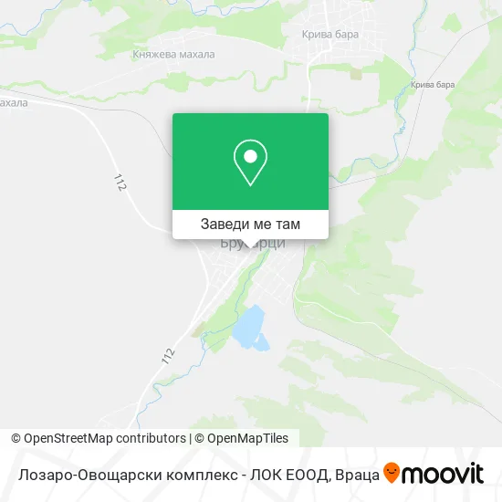 Лозаро-Овощарски комплекс - ЛОК ЕООД карта