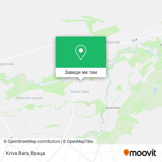 Kriva Bara карта